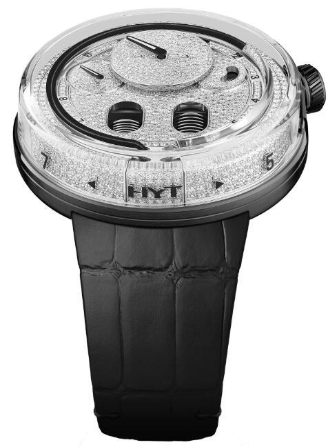 HYT H0 Diamond Black 048-AC-86-NF-CR Replica watch